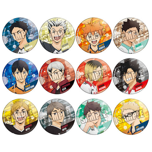 『ハイキュー!!』カラパレ スクールオブジェ 缶バッジ 12個入りBOX